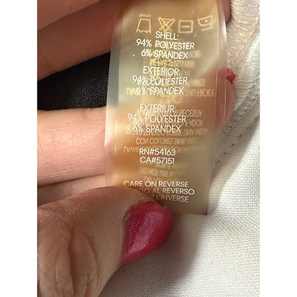 Calvin Klein Dress‎ Size 12 Black Dress & White Ruffle Hem A Line Party Cocktail - Picture 10 of 10